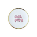 თეფში ფაიფურის წარწერით 17 სმ Grl Pwr Bitossi Home