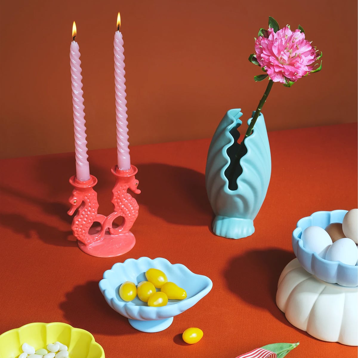 Bitossi Home Seahorse Candlestick 14.5x15 CM - Image 2