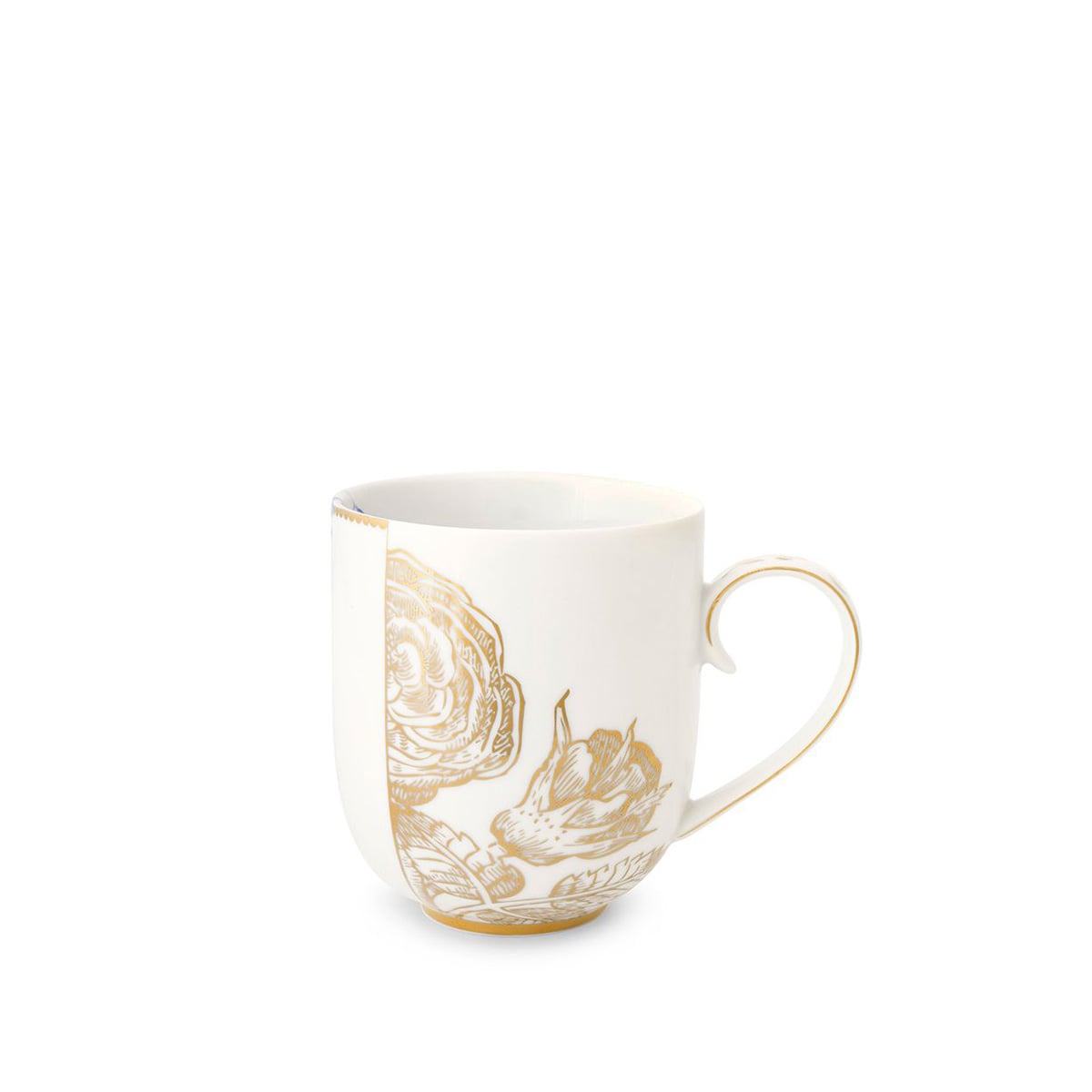 ჭიქა სახელურით 325 მლ Royal White Pip Studio