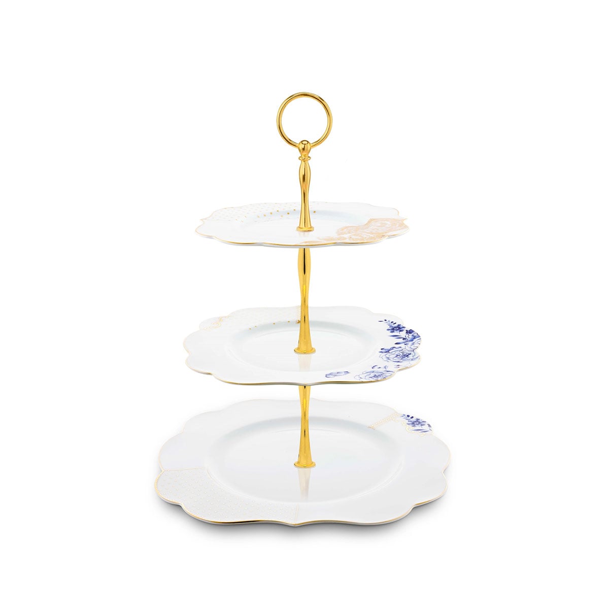 Pip Studio Royal White 3-Tier Platter 35 CM