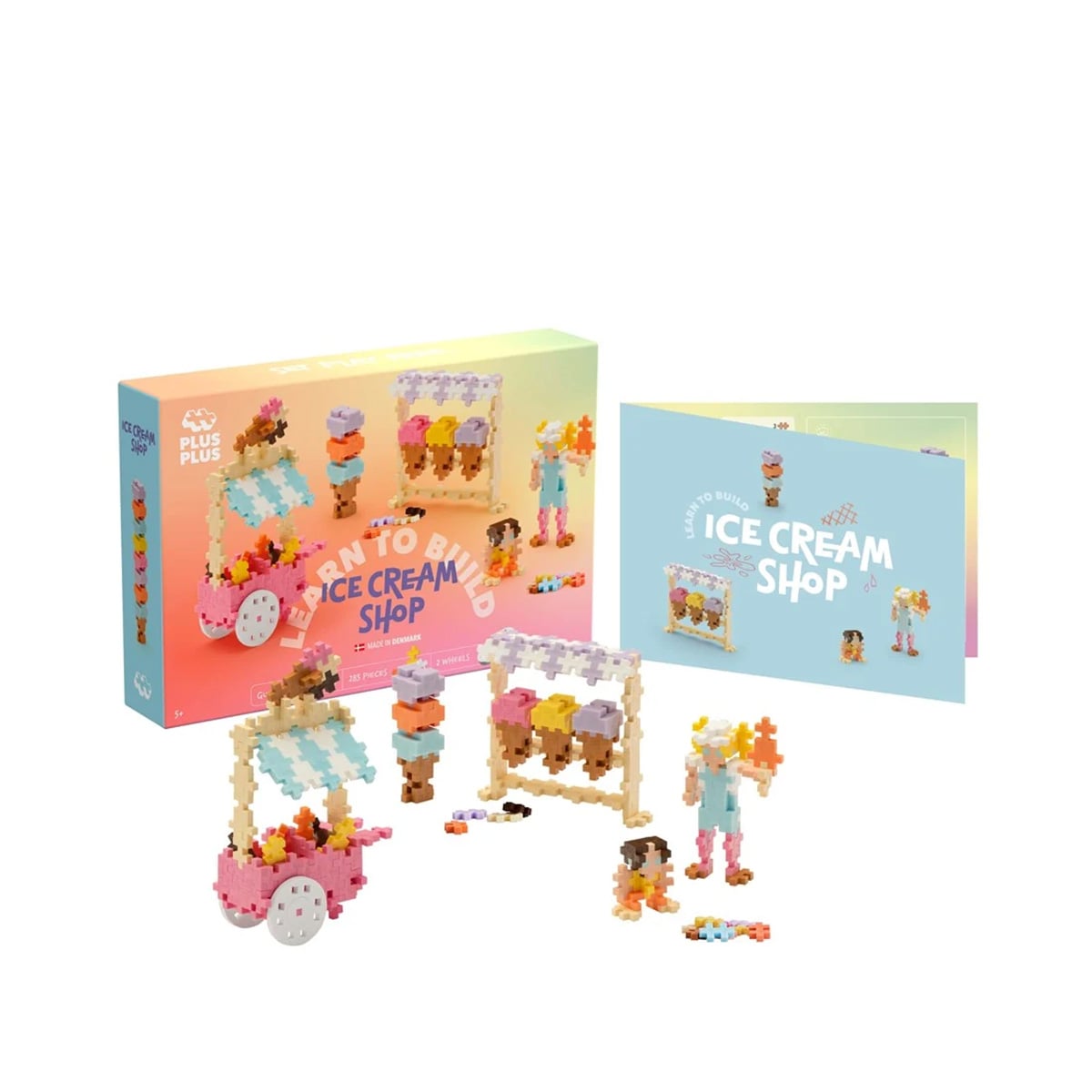 ნაკრები წვრილი კუბიკების 275 ნაწილით Ice Cream Shop Plus-Plus - Image 2