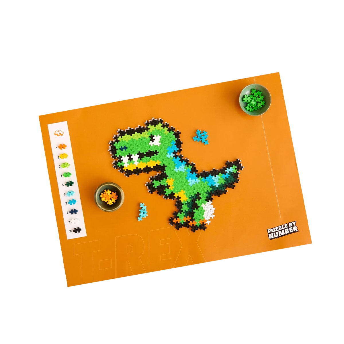 ნაკრები წვრილი კუბიკების 250 ნაწილით T-Rex Plus-Plus - Image 3