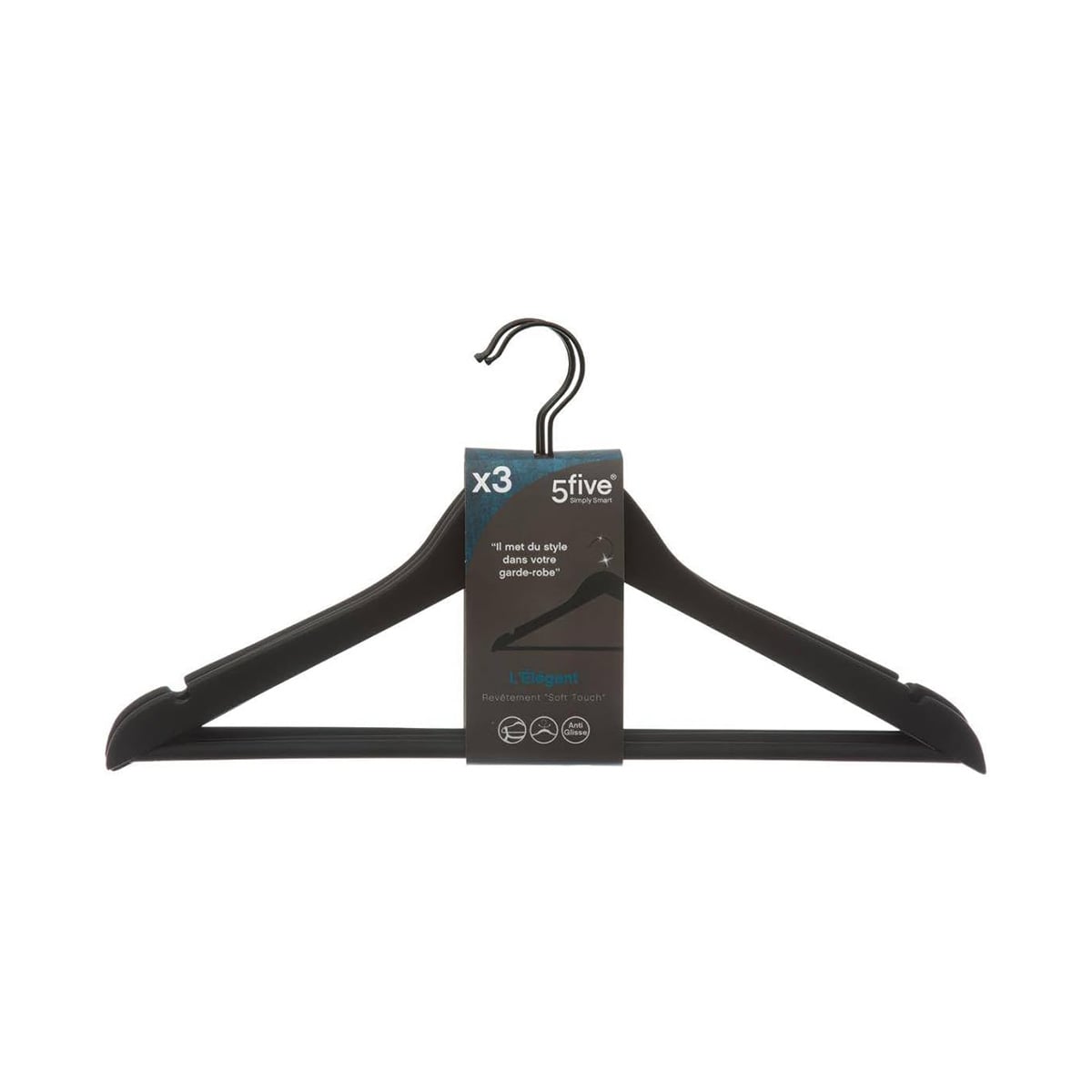 ტანსაცმლის საკიდი ხის 44.5 სმ 1×3 5 Five Simply Smart - Image 2