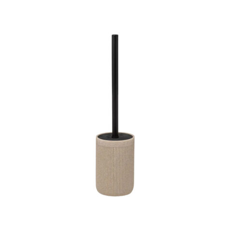 5 Five Simply Smart Onyx Toilet Brush and Holder 40.2x9.5 CM