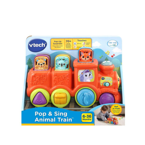 VTech Baby Pop & Sing Animal Train