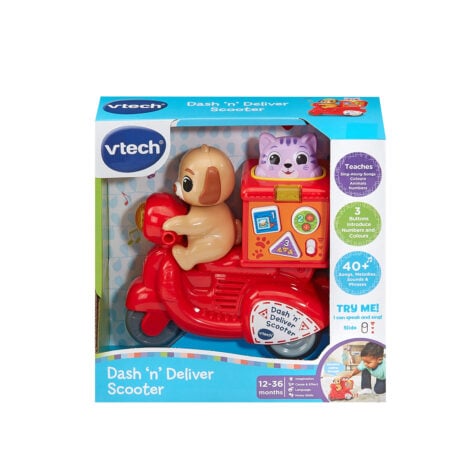 Vtech Dash 'N’ Deliver Interactive Scooter Vehicle
