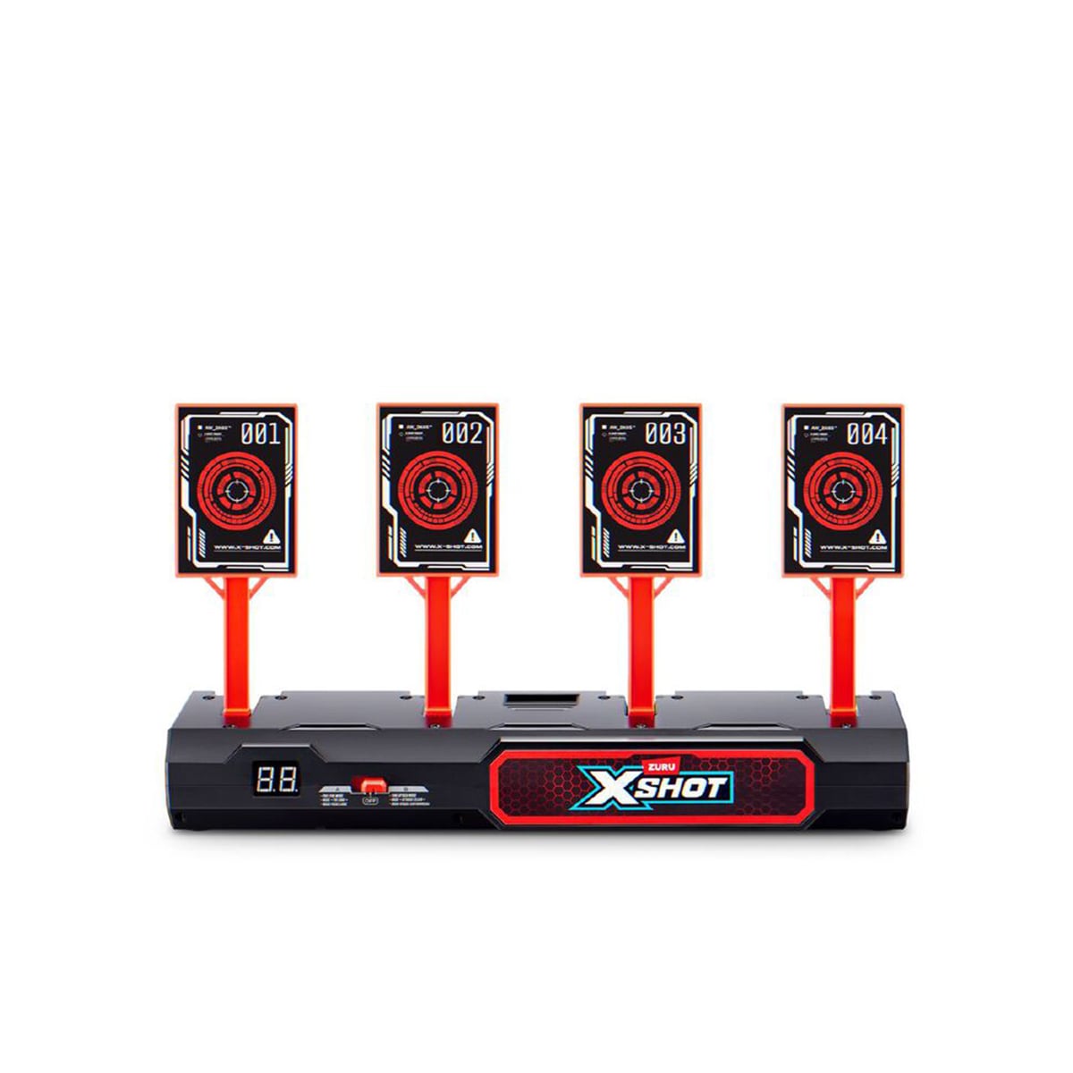 პლასტმასის თოფი სამიზნით და 24 ტყვიით X Shot Excel Fury & Interactive Target Zuru - Image 3