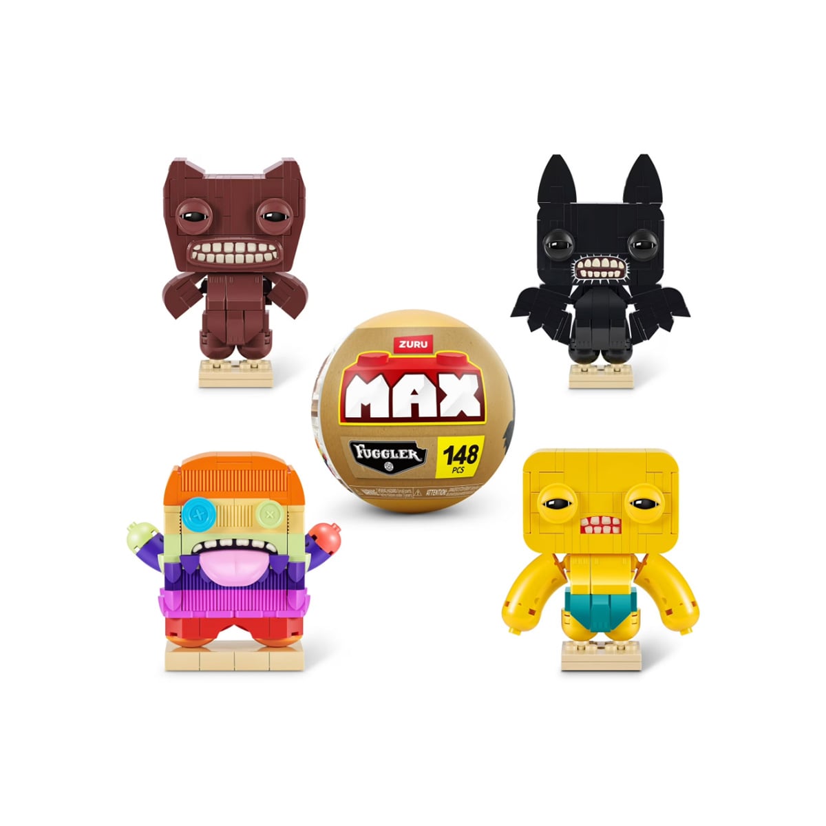 კუბიკების ნაკრები კაფსულაში ფიგურა MAX Build More Premium Fugglers Collection Zuru - Image 2