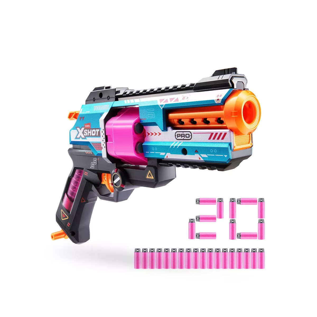 პლასტმასის თოფი 20 ტყვიით Skins X-Shot Zuru - Image 2
