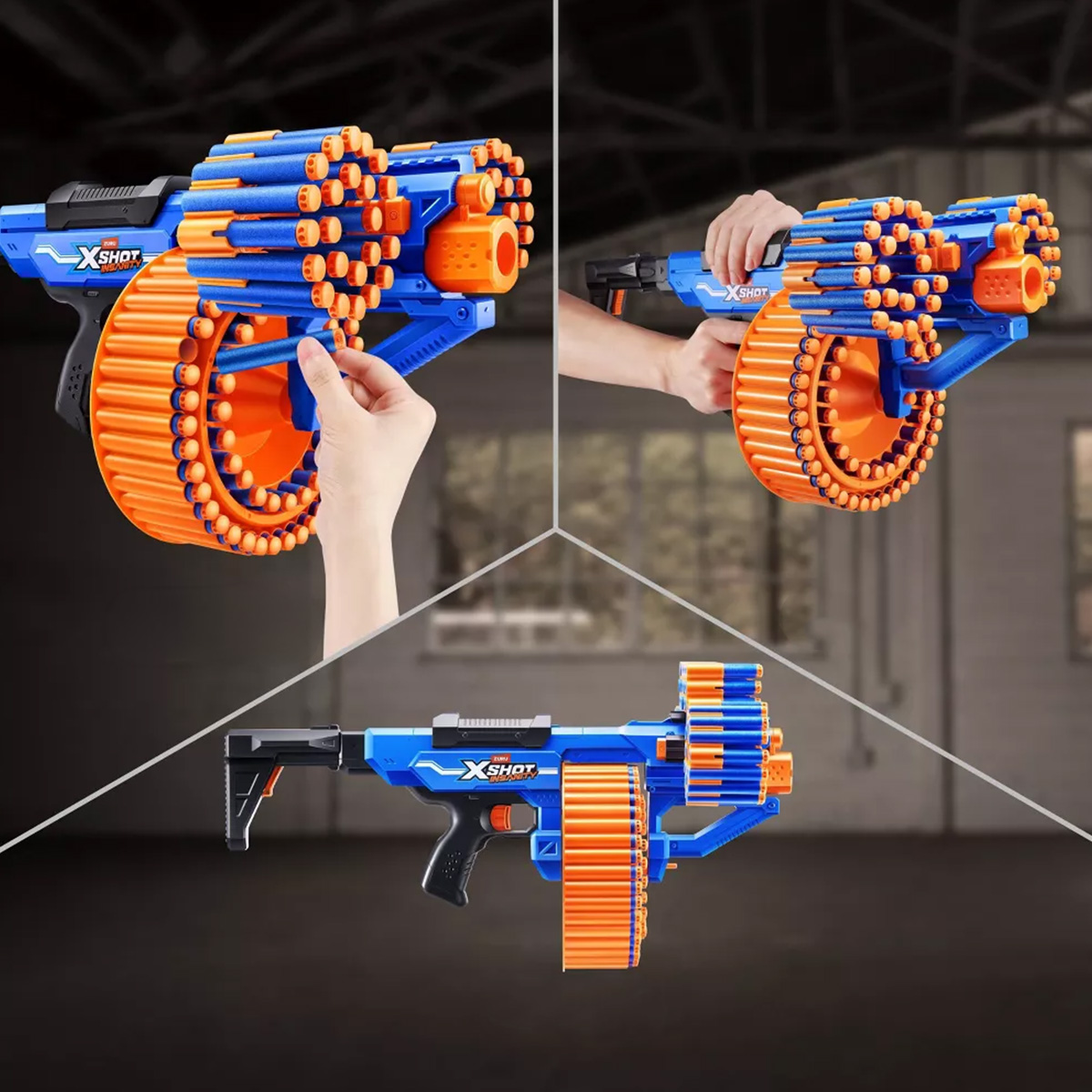 Zuru X-Shot Insanity Blitz Hammer Dart Blaster - Image 3