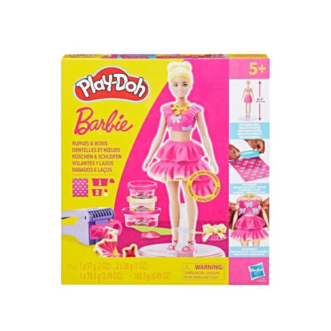 Hasbro-Barbie Play-Doh Ruffles & Bows Set