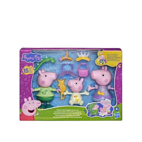 Hasbro-Peppa Pig Three Little Piggies Dress Up Playset