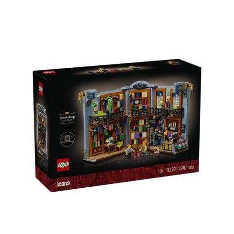 კუბიკები 1690 ერთეული Bookstore: Book Nook Icons Lego 11379