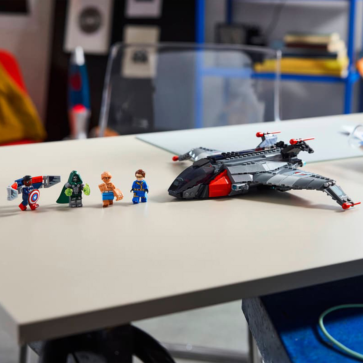 კუბიკები 433 ერთეული Avengers: Doomsday Quinjet Marvel Lego 76347 - Image 10