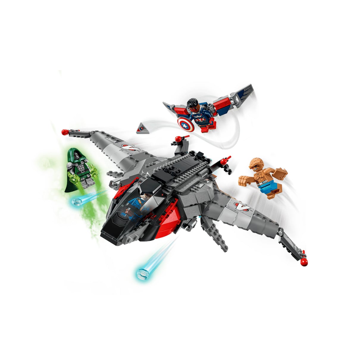 კუბიკები 433 ერთეული Avengers: Doomsday Quinjet Marvel Lego 76347 - Image 5
