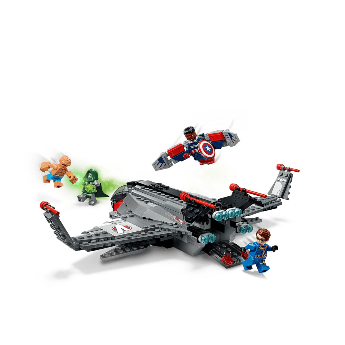 კუბიკები 433 ერთეული Avengers: Doomsday Quinjet Marvel Lego 76347 - Image 4