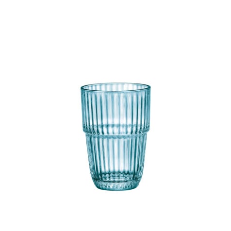 ჭიქა წვენის ზოლებით 380 მლ 1x6 Barshine Bormioli Rocco