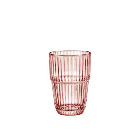 ჭიქა წვენის ზოლებით 380 მლ 1x6 Barshine Bormioli Rocco
