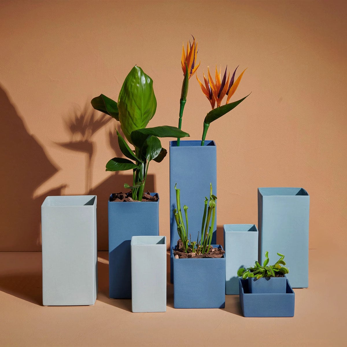 ლარნაკი კერამიკის 18 სმ Cube Blue ASA Selection - Image 3