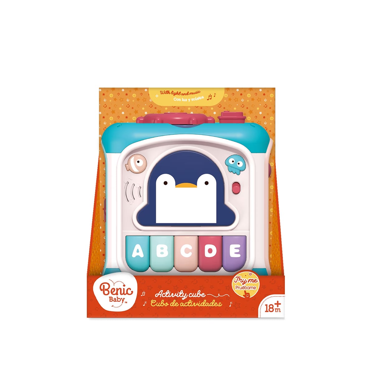 Benic Baby-Activity Cube With Light And Music