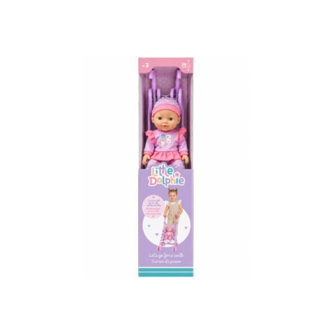 თოჯინა სურნელოვანი 29 სმ ეტლით Let´s Go For A Walk Little Dolphie