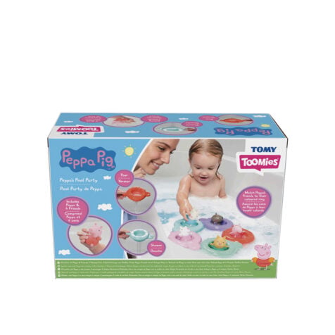 ჩვილის სათამაშოები აბაზანისთვის Peppa Pig Tomy Toomies