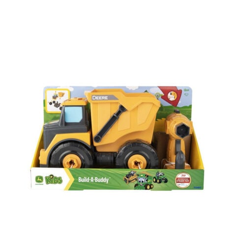 სათამაშო სატვირთო მანქანა 13 ნაწილით Build-A-Buddy™ Johnny Tractor John Deere