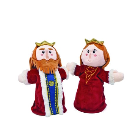 ორმაგი მარიონეტი თოჯინა მეფე-დედოფალი 25 სმ Puppet Stories Svoora