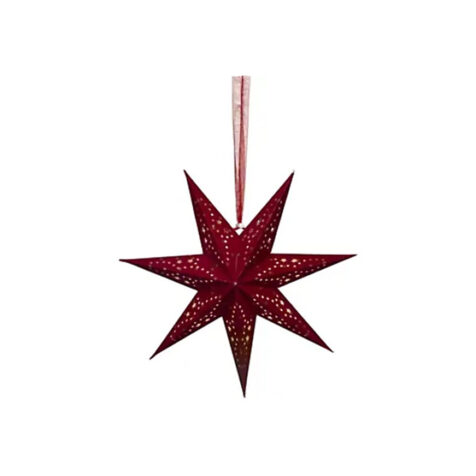 Kaemingk Christmas Lights Star With 6 Led Bulbs Warm Light 38 CM