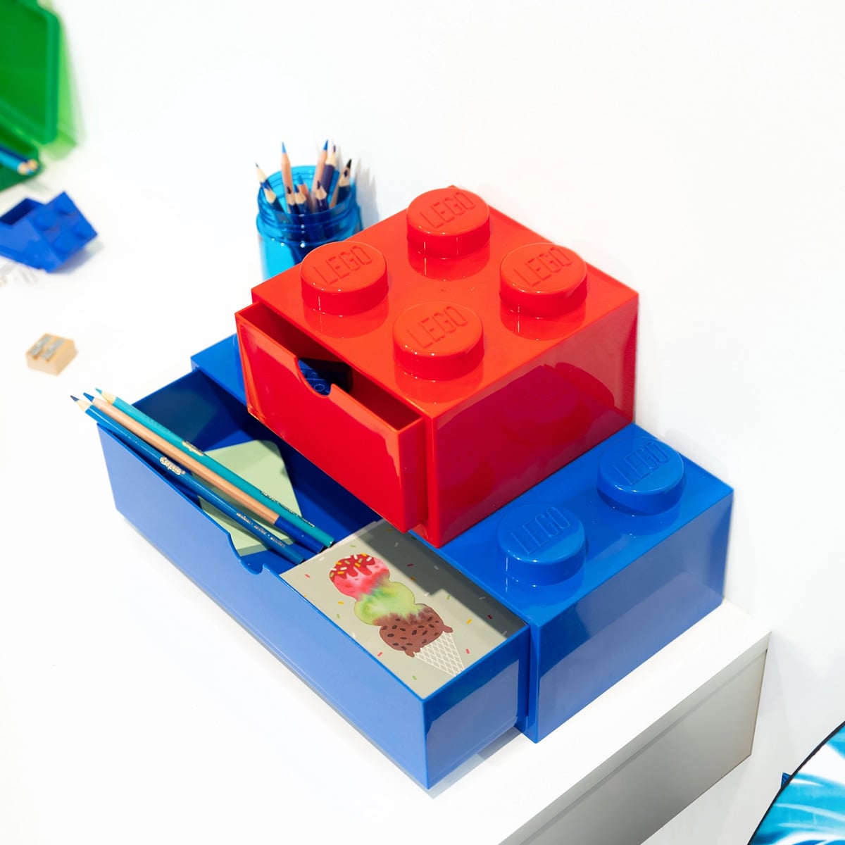 სათავსო კუბიკებისთვის 25x25x18 სმ Lego - Image 5