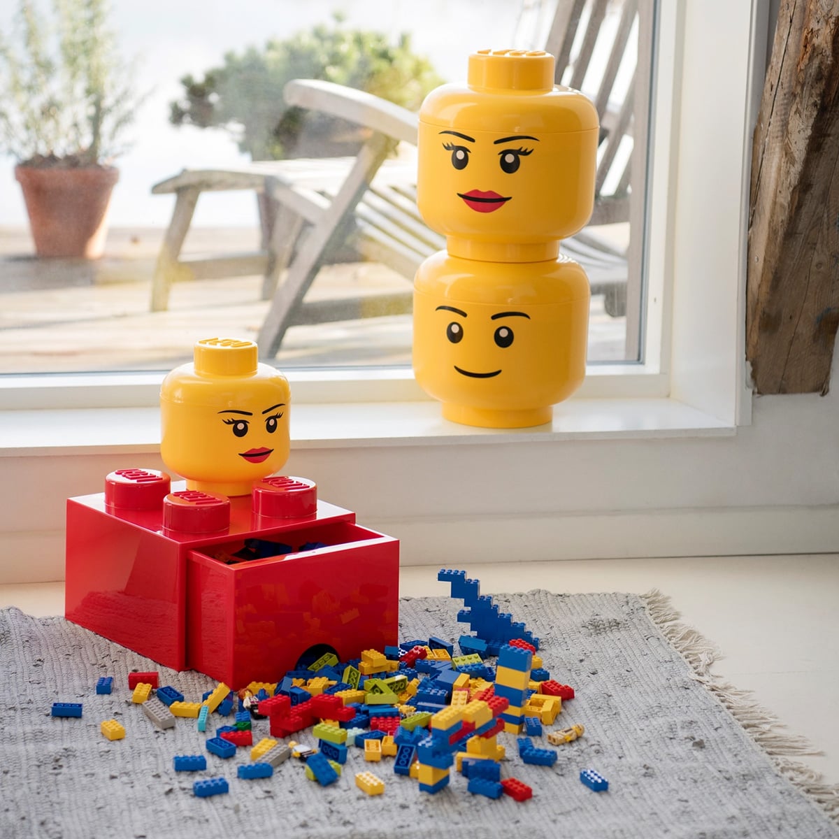 სათავსო კუბიკებისთვის 25x25x18 სმ Lego - Image 7