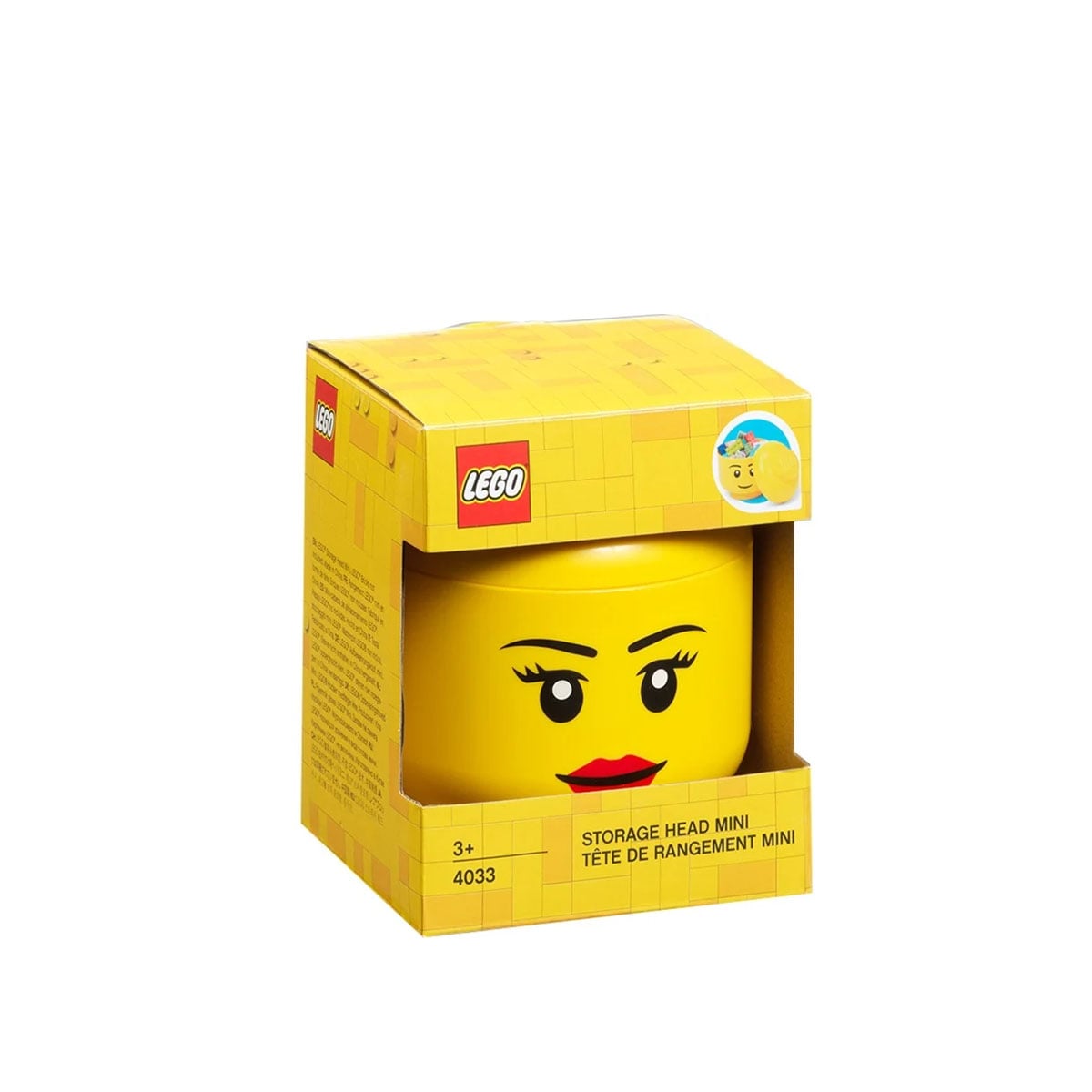Lego Storage Head 11x10 CM