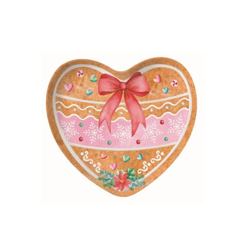 Easy Life Sweet Christmas Plate Gingerbread 20x19 CM