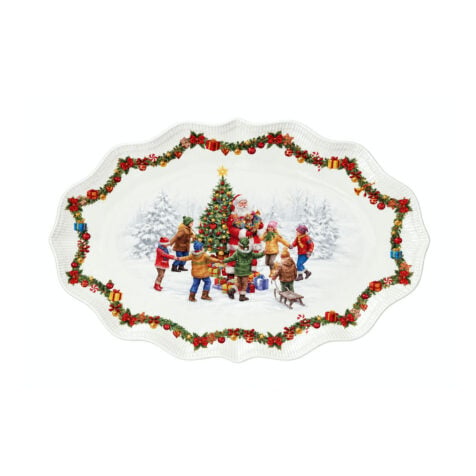Easy Life Christmas Serving Plate 40x25.5 CM