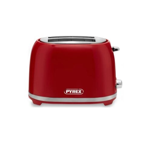 ტოსტერი 2 ნაჭრისთვის წითელი 850W SB-970 Pyrex