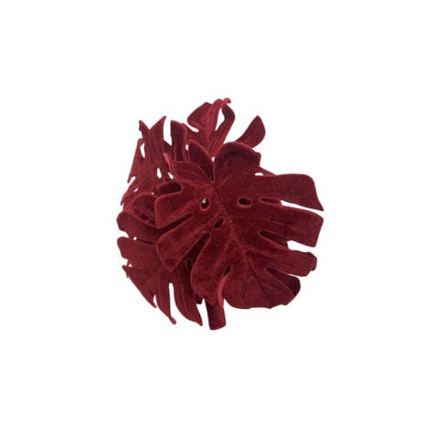 Mercury Christmas Decorative Leaf 20x20x35 CM