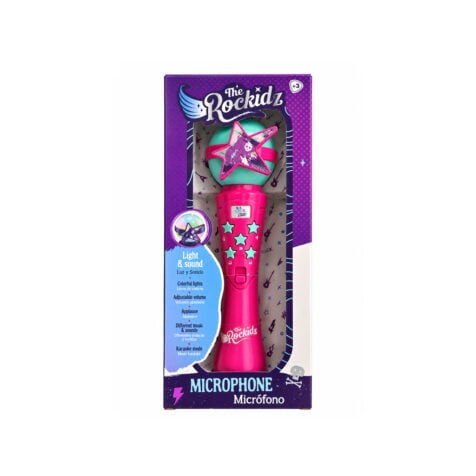 The Rockidz Karaoke Microphone With Sound And Light Functions