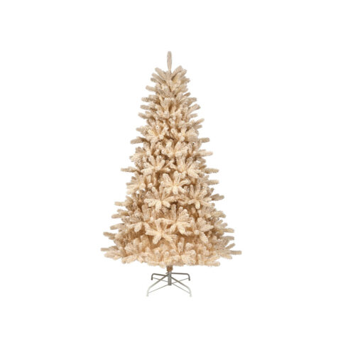 Kaemingk Cozy Christmas Tree Flocked Cream White Height 2.1 M/Diameter 1.30 M