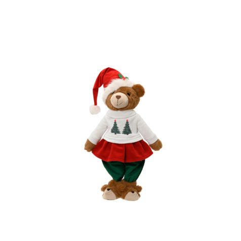 Kaemingk  Christmas Decorative Teddy Bear Girl 60 CM