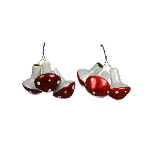 Kaemingk Mushroom On Wire Glass 1x3