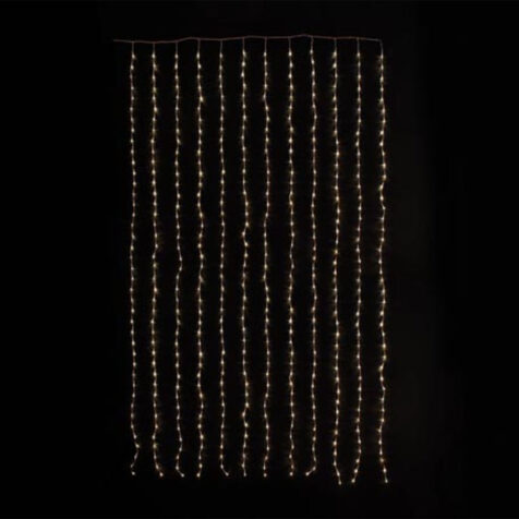 Light Creations Christmas Curtain Lights 1.5x2.5 M With 286 Led Warm White Light