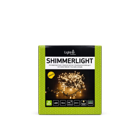 Light Creations Christmas Sparkle Lights With 740 Led Arizona White Light, 8 Functions And 16 M Green Cable
