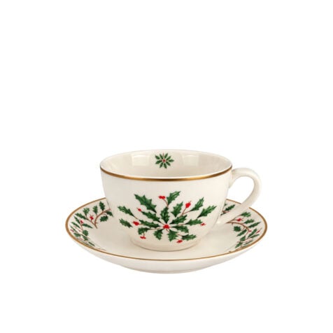 Super Christmas Cup with Saucer 250 ML