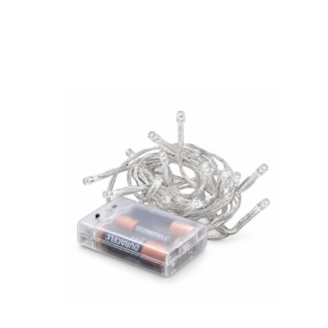 Light Creations Christmas Lights With 20 Led Warm Light, 2 Functions And 2 M Cable