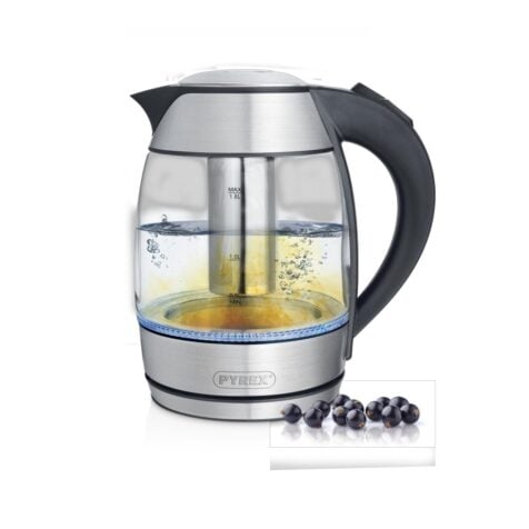 Pyrex SB-450 2in1 Glass Electric Kettle With Tea Infuser 1.8 L 2200W