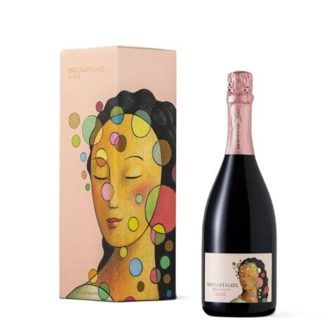 ცქრიალა ღვინო ვარდისფერი ბრუტი Metodo Classico Rosé 2021 0.75 ლ Donnafugata