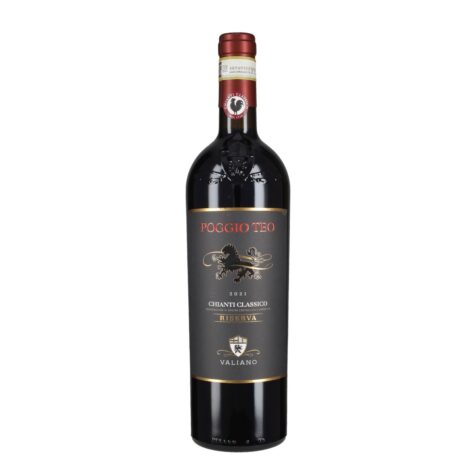 ღვინო ორგანული წითელი მშრალი Poggio Teo Chianti Classico Riserva 2021 0.75 ლ Valiano