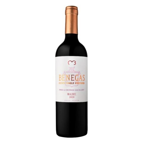 ღვინო წითელი მშრალი Single Vineyard Malbec 2020 0.75 ლ Bodega Benegas